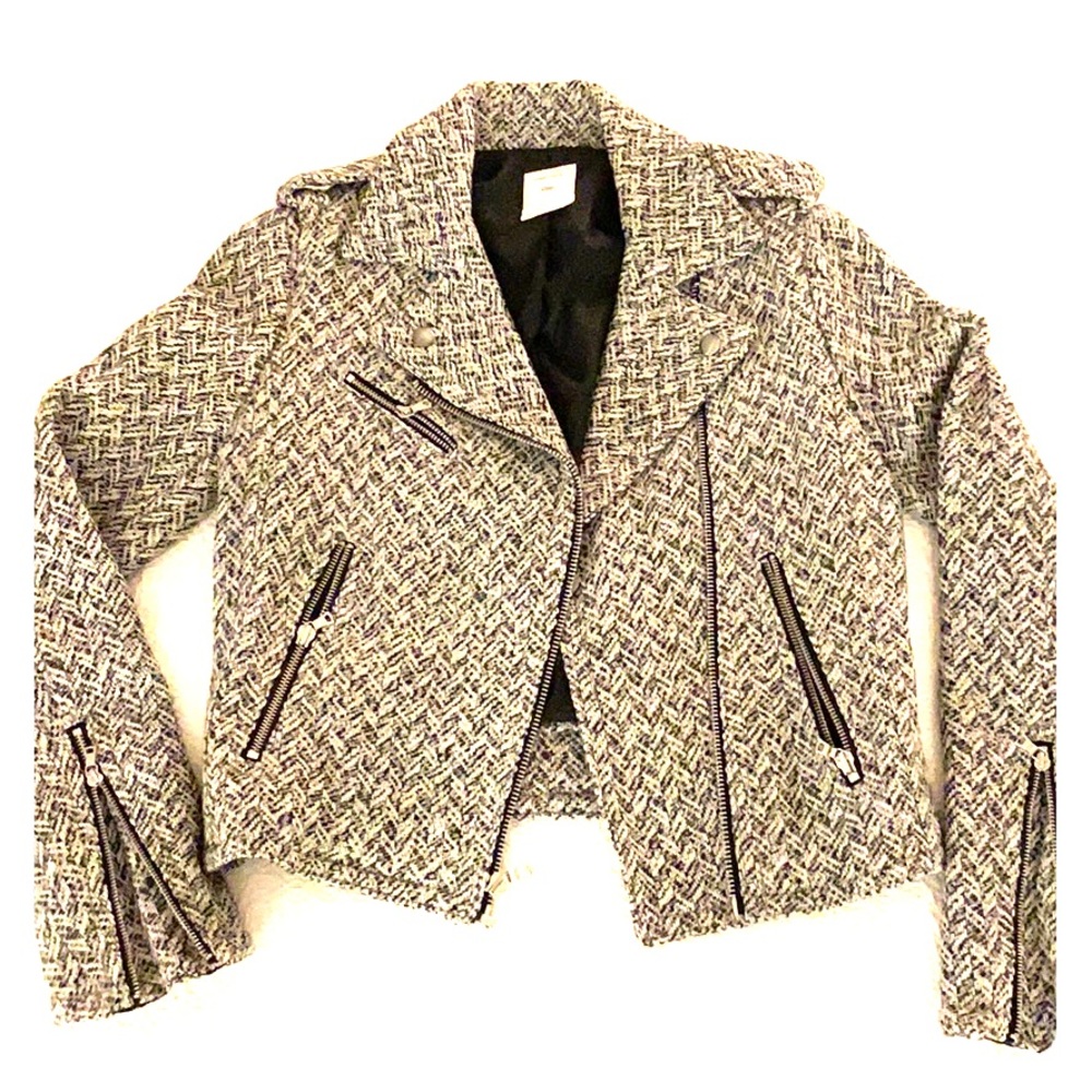 Vintage Gap Tweed motorcycle jacket